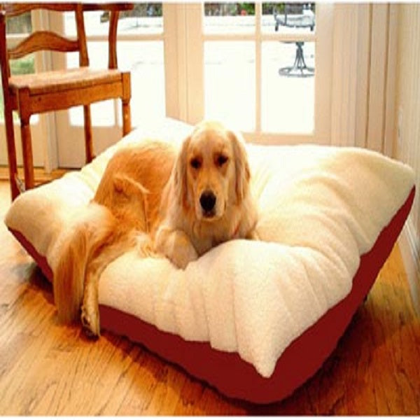 Majestic Pet 788995651611 42x60 Extra Large Rectangle Pet Bed- Red