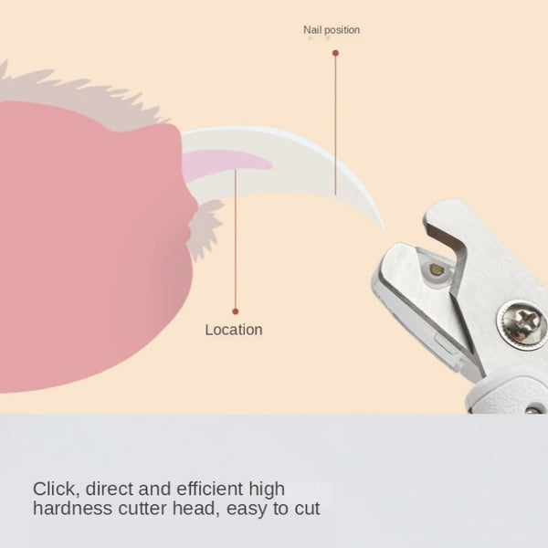 LED Pet Nail Clippers with Hidden File & Safety Features