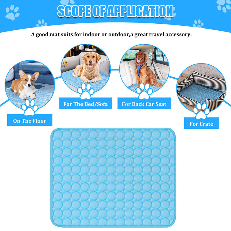 Pet Cooling Mat for Summer - Cool Pad for Dogs & Cats