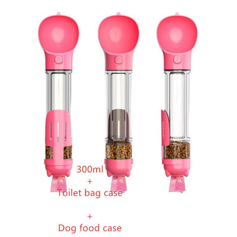 3 In 1 Portable Pet Water Bottle – Travel Feeder for Dogs - Bingo Binky