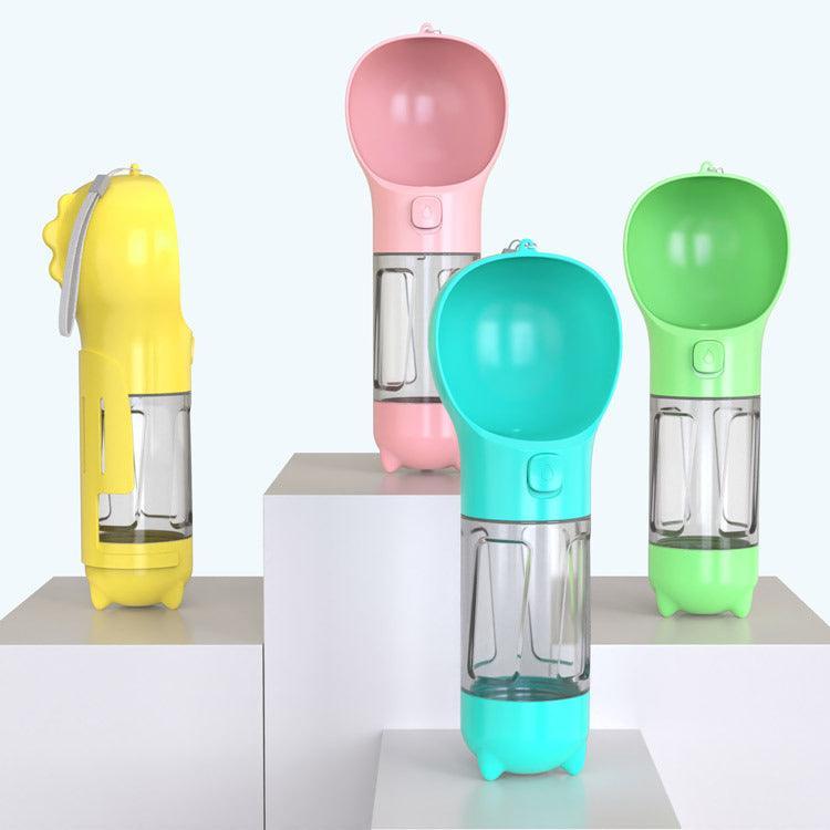 3 In 1 Portable Pet Water Bottle – Travel Feeder for Dogs - Bingo Binky