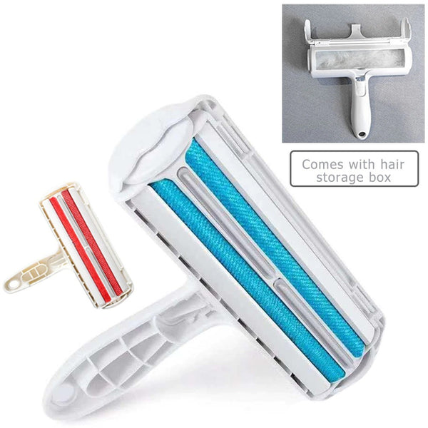 Pet Hair Roller Remover – 2-Way Lint Brush for Dog & Cat Fur Cleaning