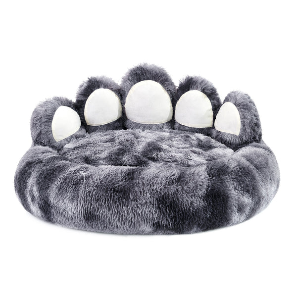 Cute Bear Paw Dog Bed - Plush Cozy Bed for Cats & Dogs