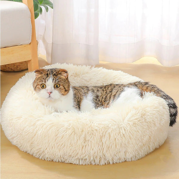 Super Soft Washable Dog Bed - Plush Pet House for Deep Sleep