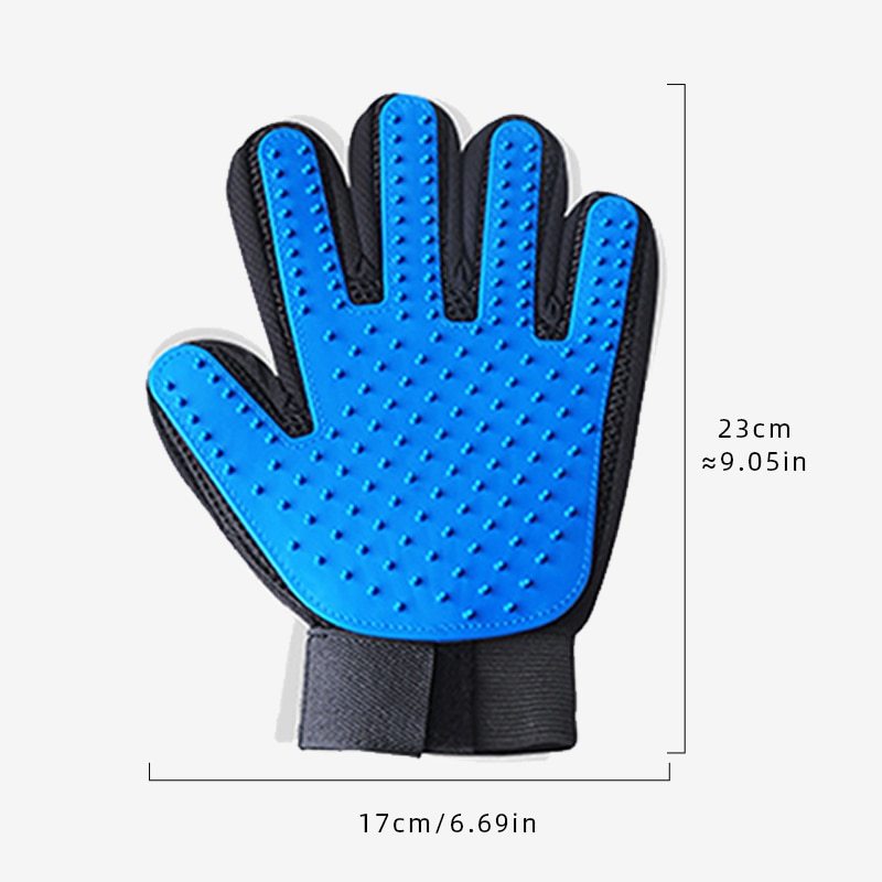 Cat Grooming Glove - Wool Glove Pet Hair Deshedding Brush