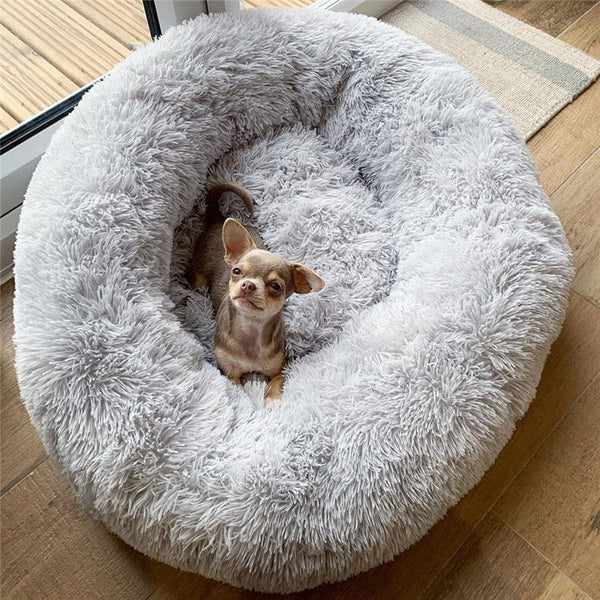 Super Soft Washable Dog Bed - Plush Pet House for Deep Sleep