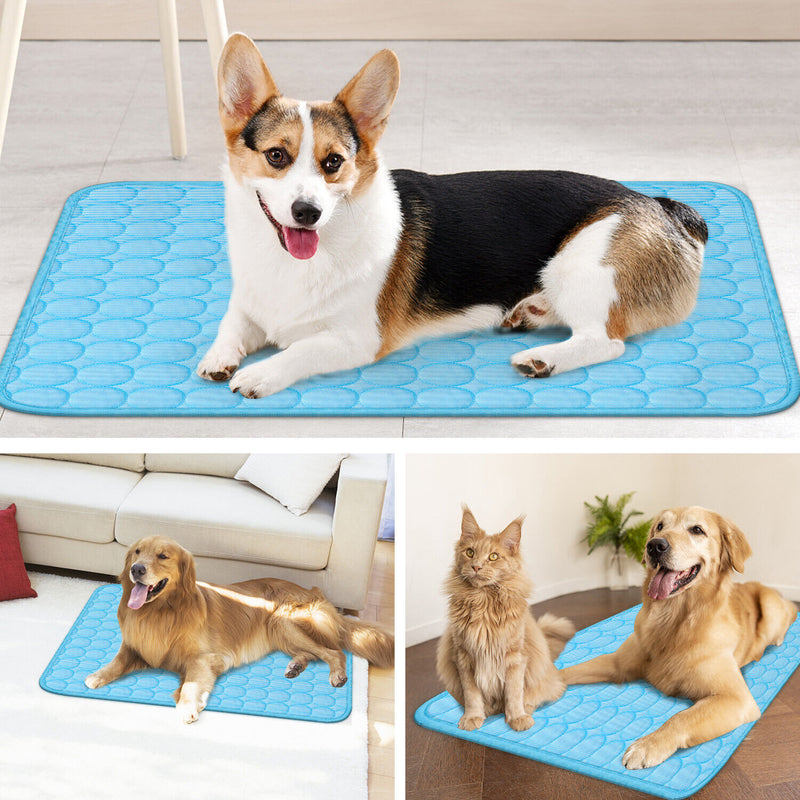 Pet Cooling Mat for Summer - Cool Pad for Dogs & Cats