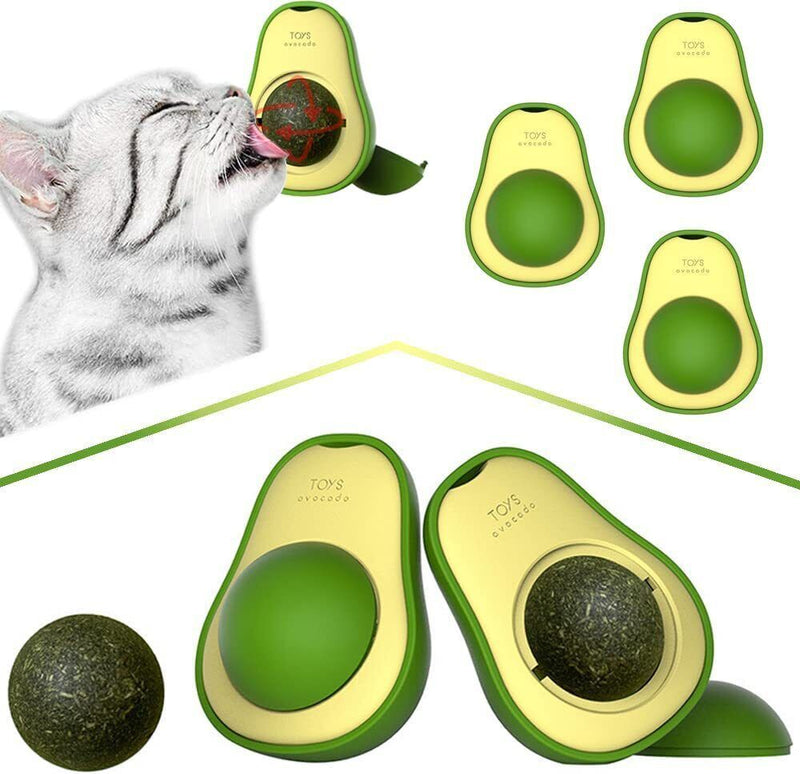 Avocado Catnip Toys for Cats - Cute Interactive Cat Toy