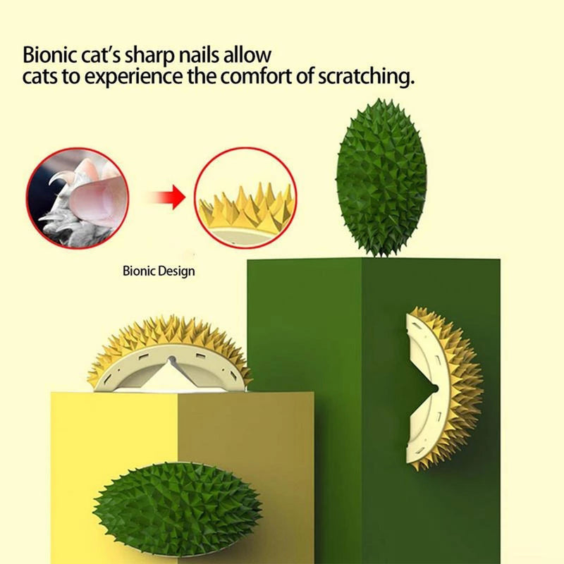 Durian Cat Self Groomer Toy - Multifunctional Cat Massager