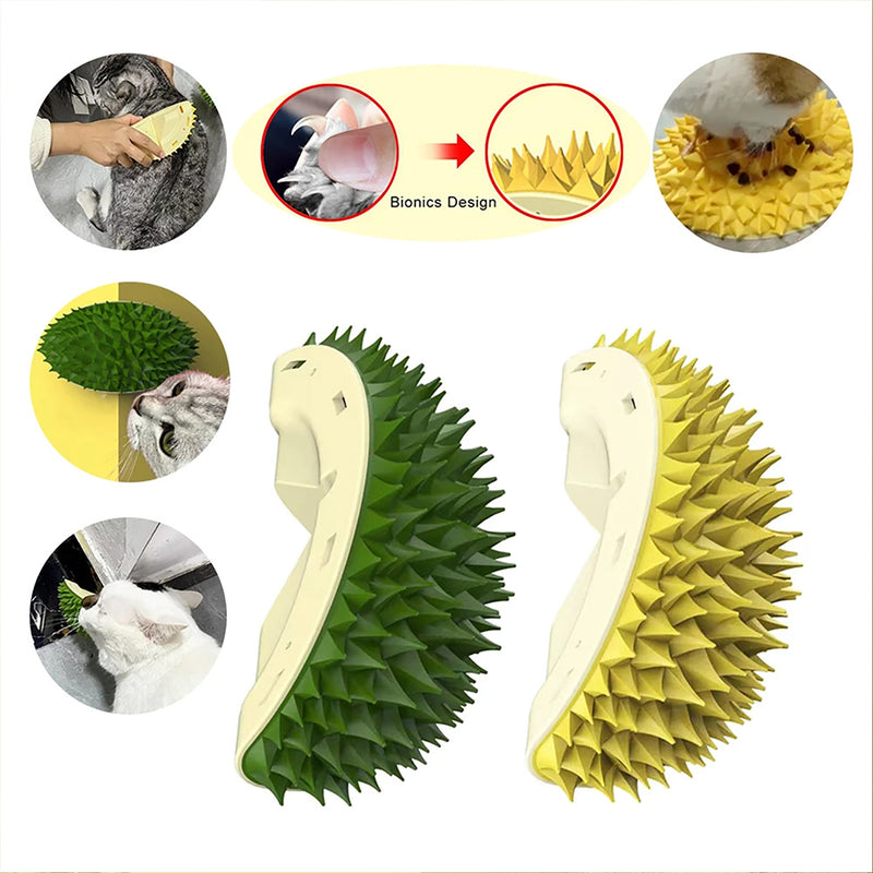 Durian Cat Self Groomer Toy - Multifunctional Cat Massager