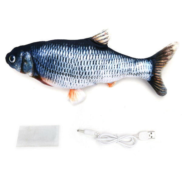 Electric Flopping Fish Cat Toy with USB Charger - Pet Toys
