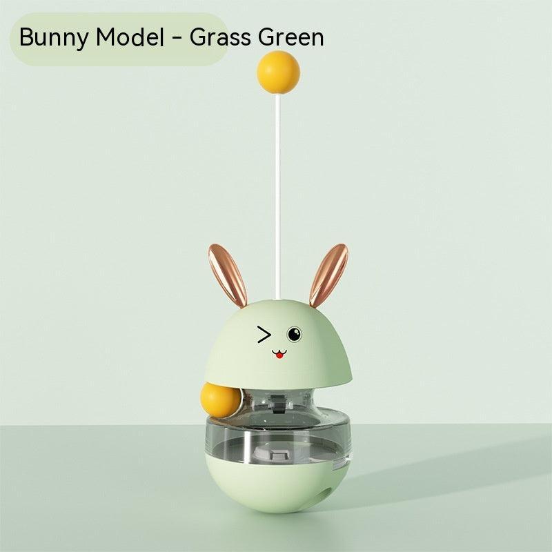 Pet Tumbler Toy – Bunny & Calf Design for Cats and Dogs - Bingo Binky