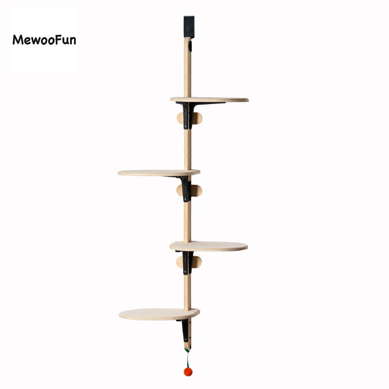 MewooFun 4-Step Wall Mounted Cat Shelves - Cat Perches