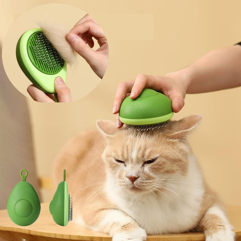 Portable Cat & Dog Brush for Grooming - Pet Massager