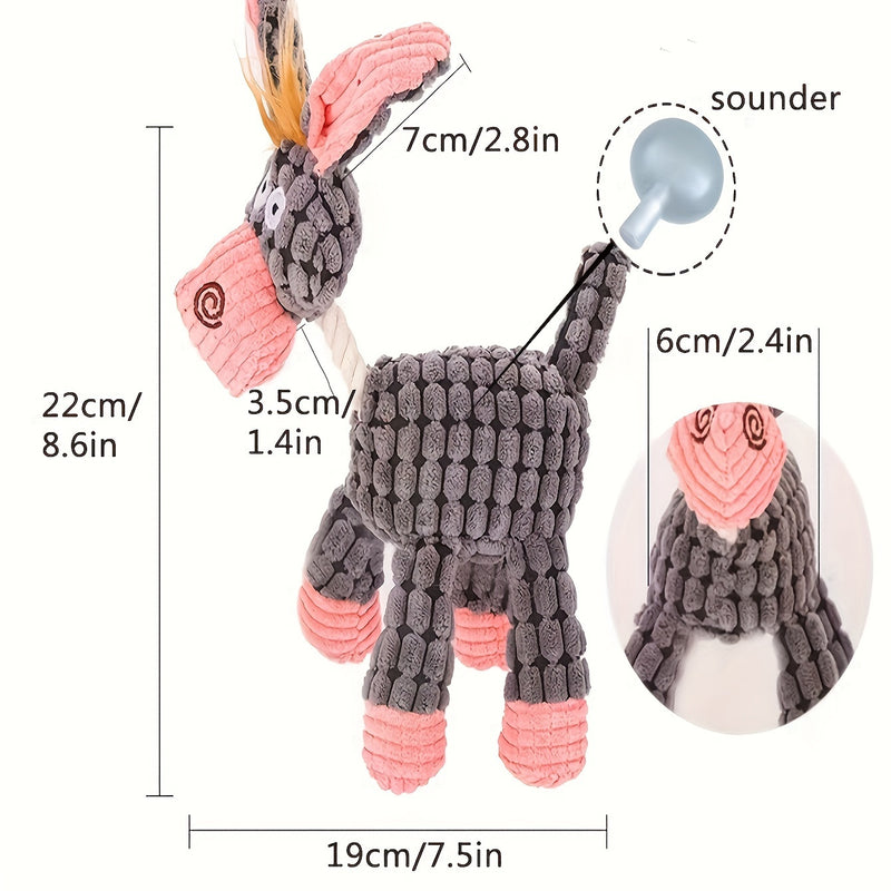 Soft Squeaky Plush Toys for Dogs - Chew Toys for Puppies