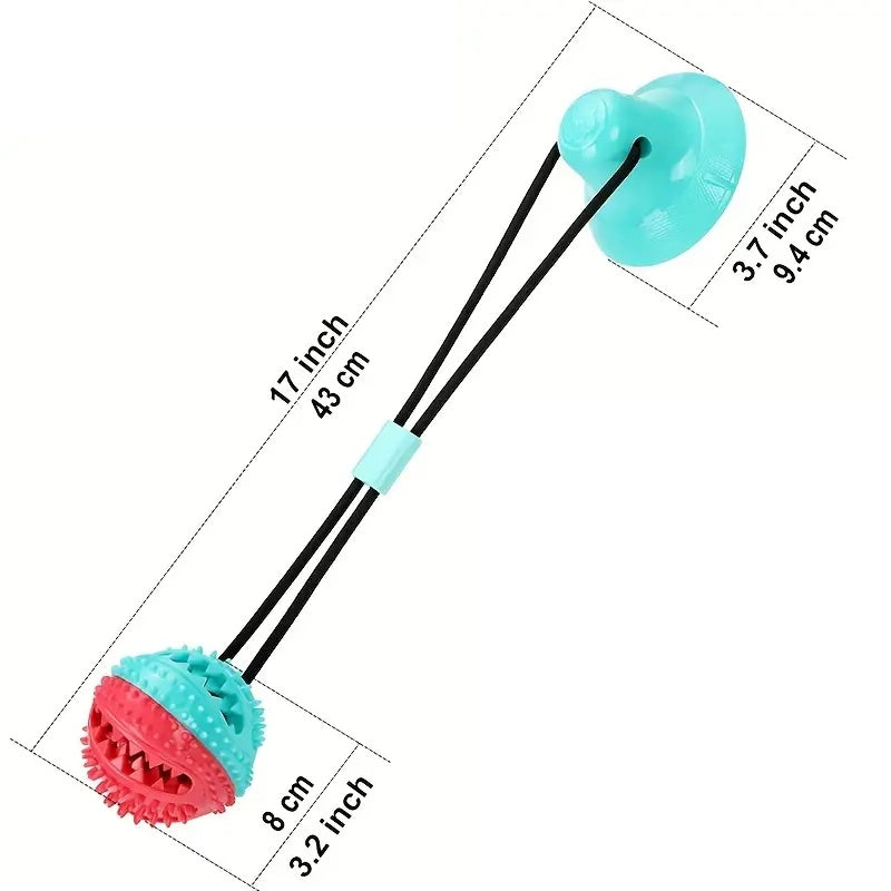 Suction Cup Dog Toy for Aggressive Chewers - Pet Chew Toys