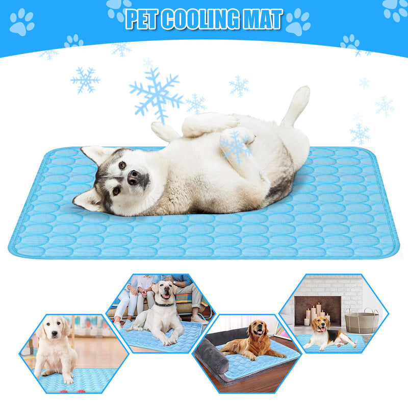 Pet Cooling Mat for Summer - Cool Pad for Dogs & Cats