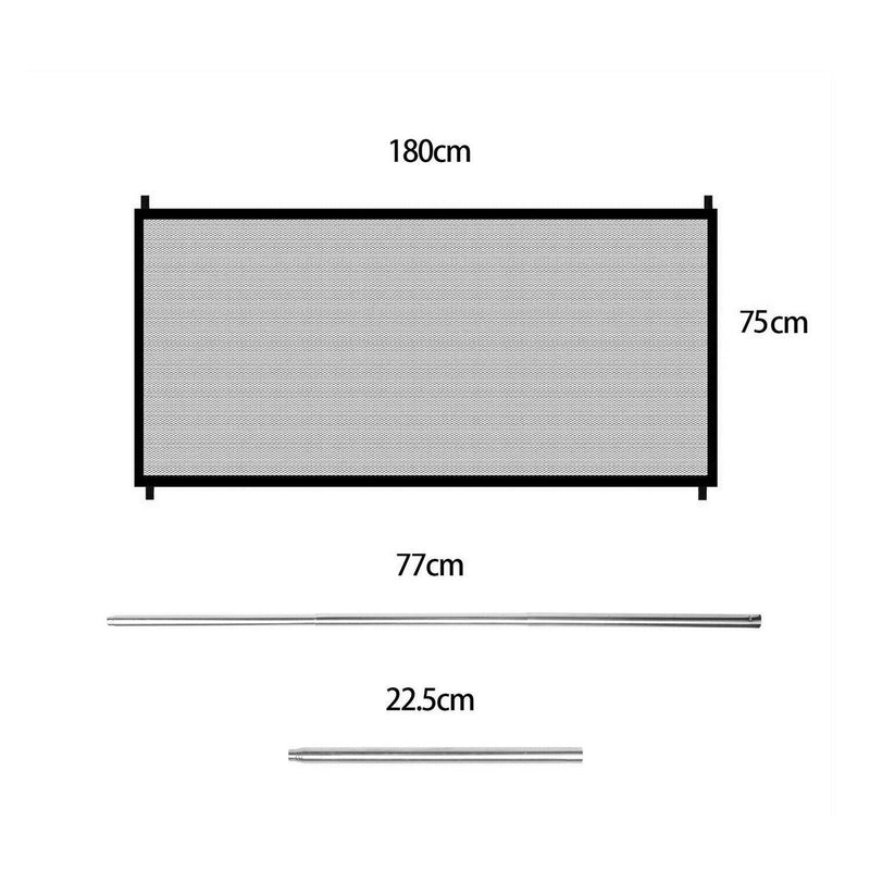 Pet Dog Safety Gate – Portable Mesh Enclosure for Home and Travel