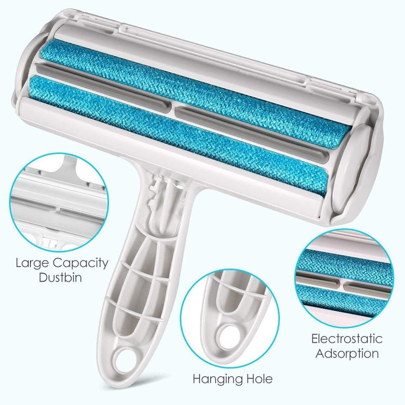 Pet Hair Roller Remover – 2-Way Lint Brush for Dog & Cat Fur Cleaning