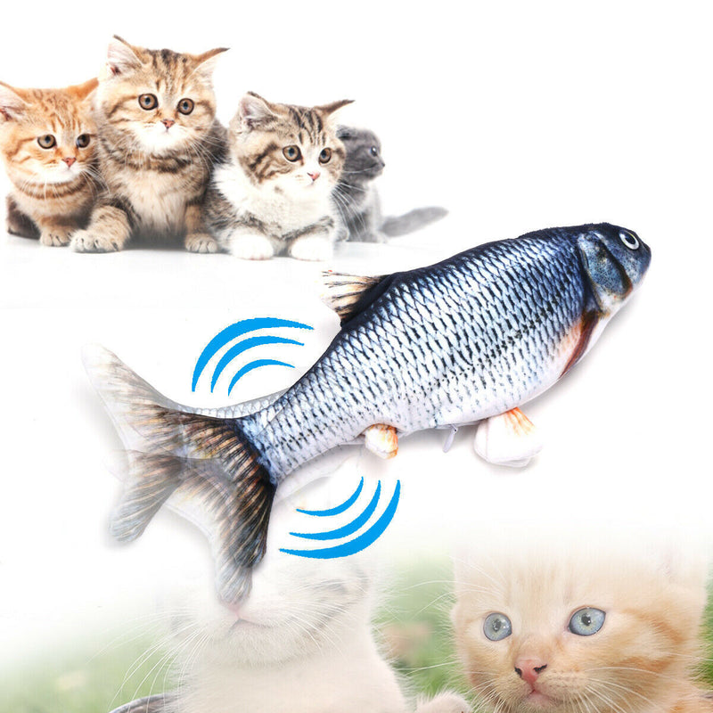 Electric Flopping Fish Cat Toy with USB Charger - Pet Toys