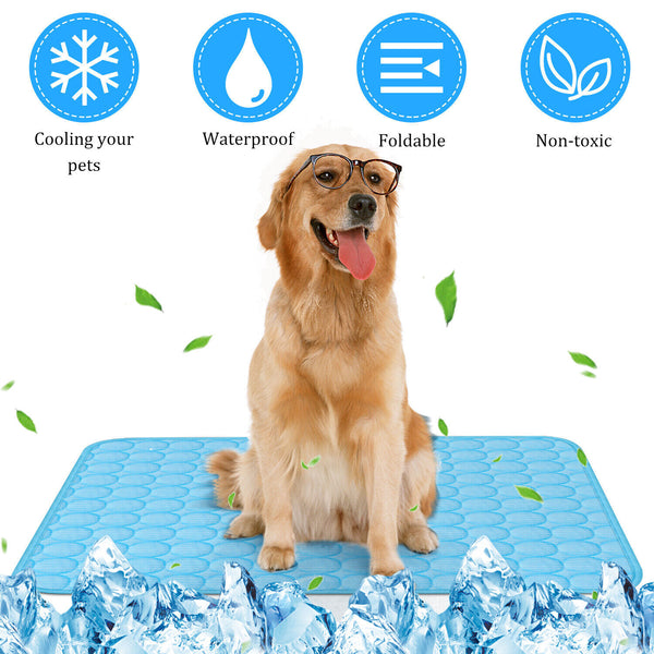 Pet Cooling Mat for Summer - Cool Pad for Dogs & Cats